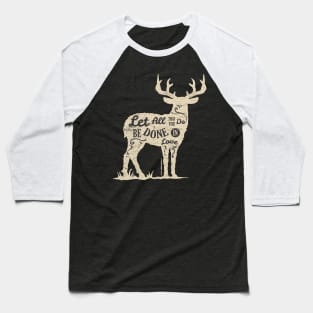 Deer Baseball T-Shirt